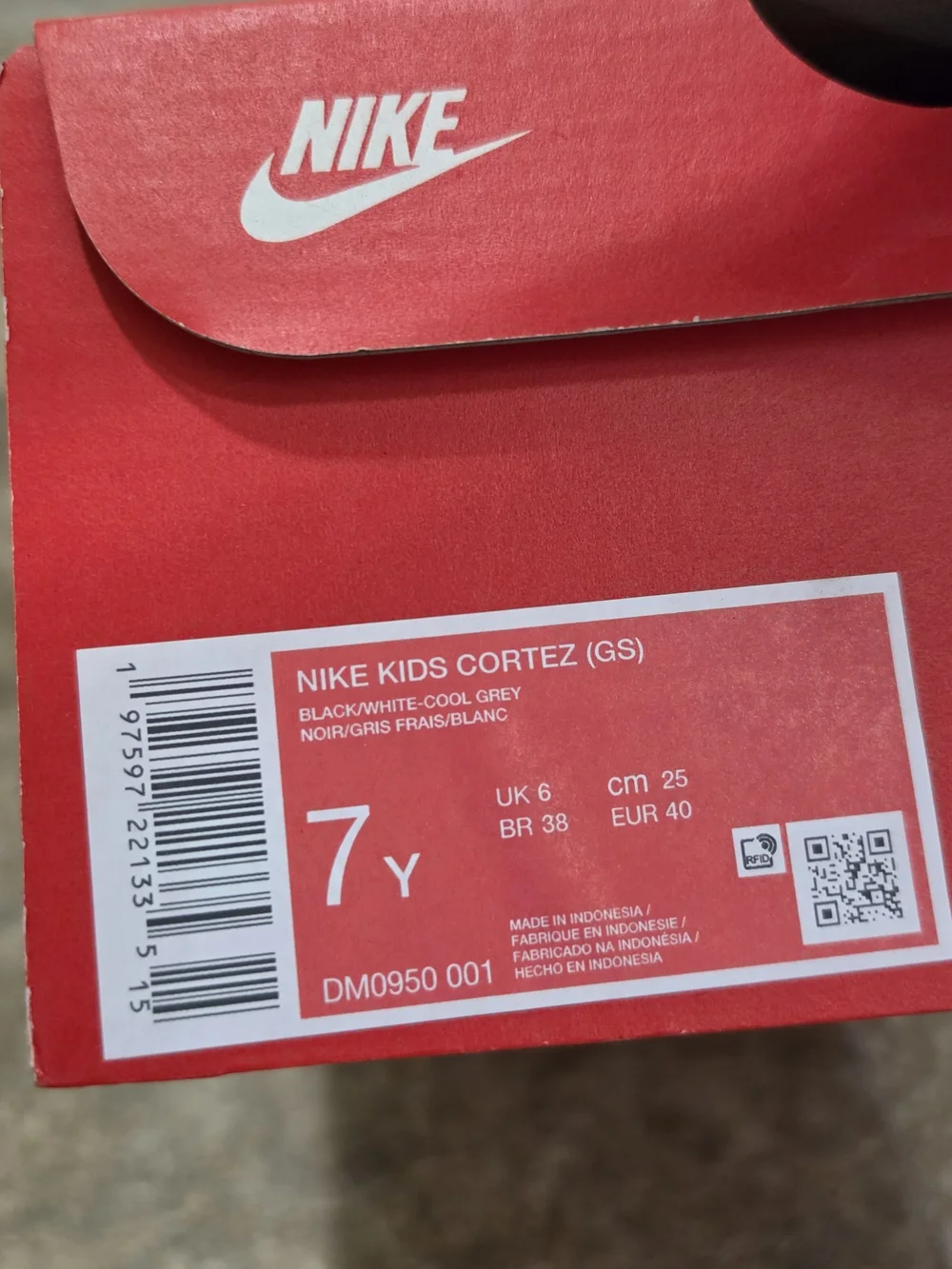 Nike Cortez 7Y